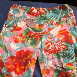 Floral Tropical Print Shorts